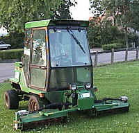 tractor met klepelbak